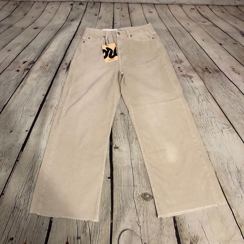 Anthropologie Oatmeal Corduroy Pants The Cords & Co Sofia - Picture 3 of 8